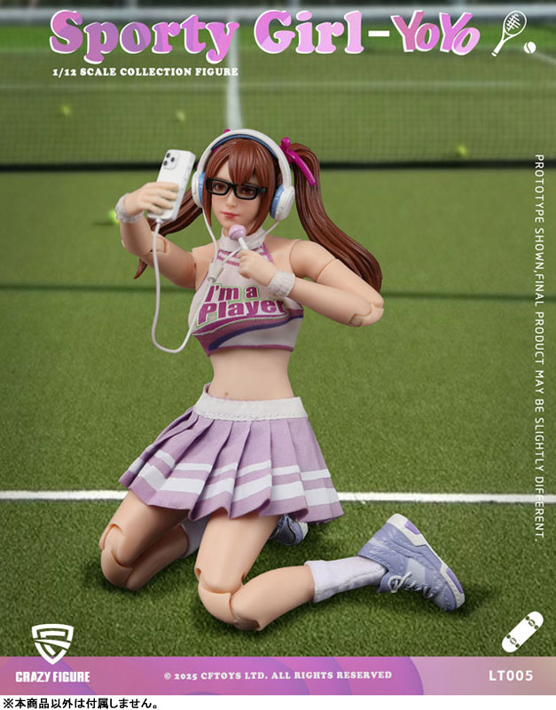 CRAZY FIGURE LT005 Sporty girl YOYO 1/12