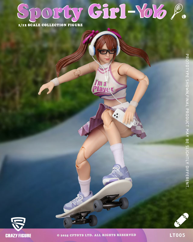 CRAZY FIGURE LT005 Sporty girl YOYO 1/12