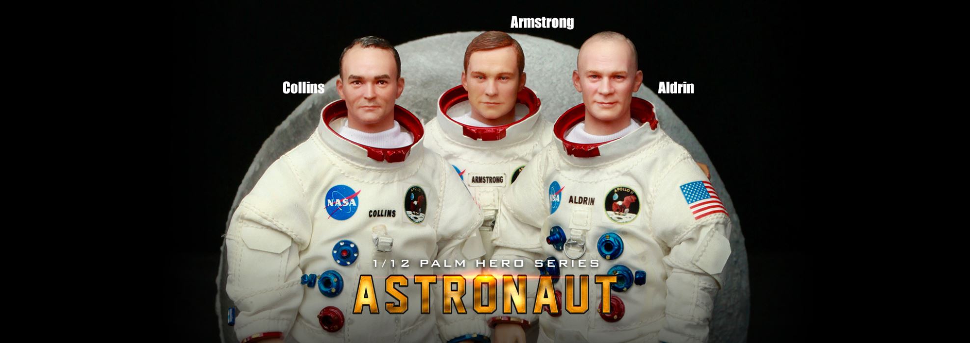 Astronauts: Armstrong/Aldrin/and Collins 1/12