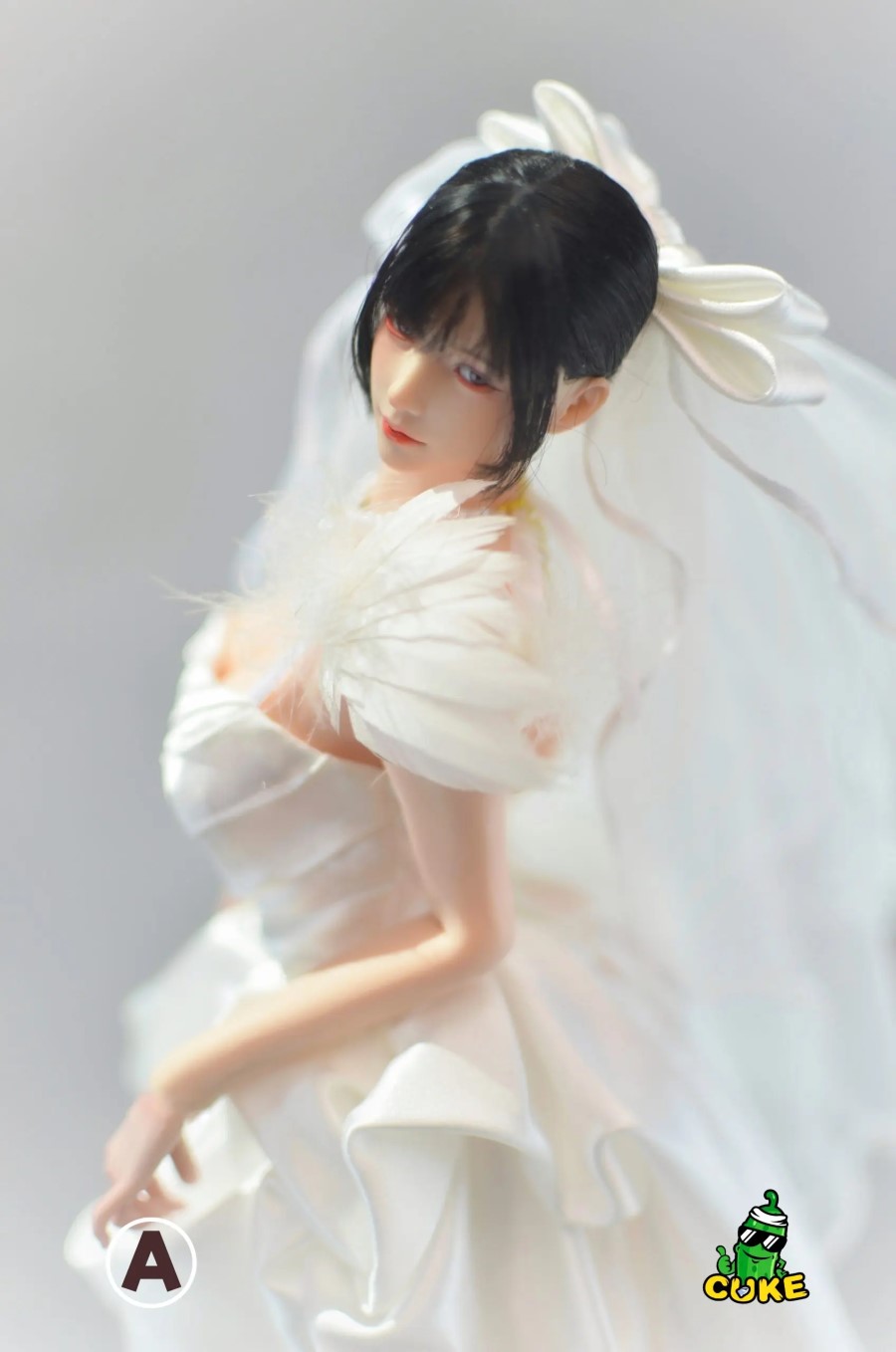 Spaghetti Strap Bustier Wedding Dress