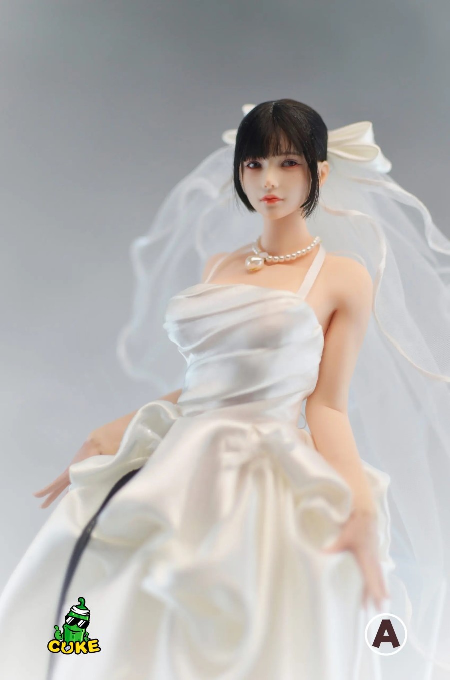 Spaghetti Strap Bustier Wedding Dress