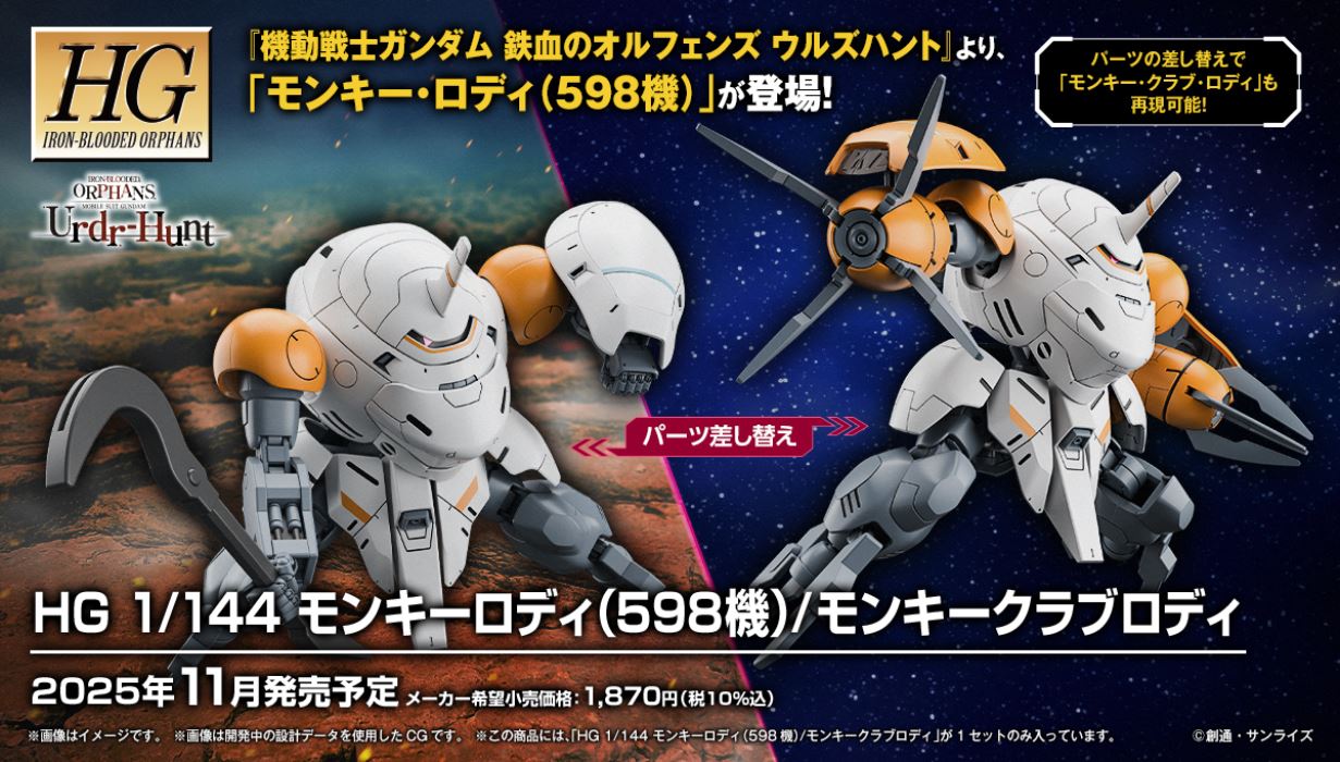 HG 1/144 Monkey Rody (598 units) / Monkey Club Rody