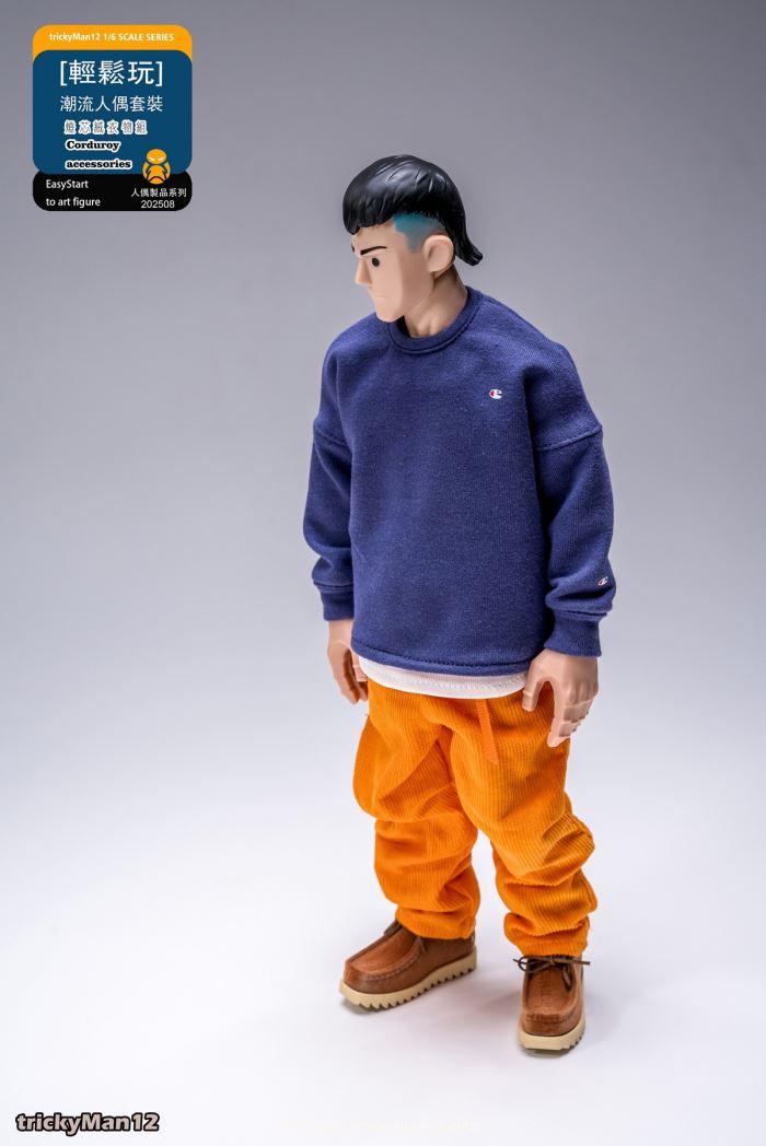 Fashion Doll Set Corduroy Clothing Set 1/6