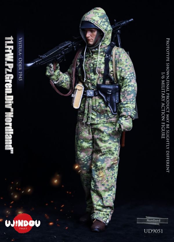 WWII German 11th Nordic Division Vistula River-Oder River 1945 1/6