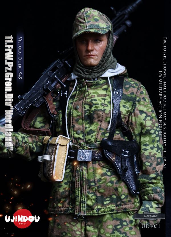 WWII German 11th Nordic Division Vistula River-Oder River 1945 1/6