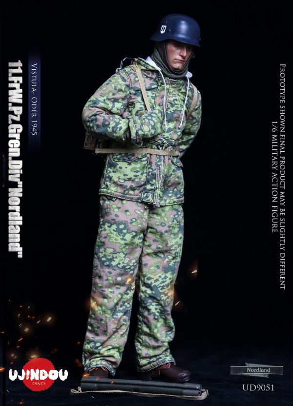 WWII German 11th Nordic Division Vistula River-Oder River 1945 1/6