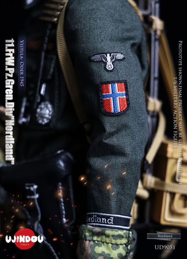 WWII German 11th Nordic Division Vistula River-Oder River 1945 1/6