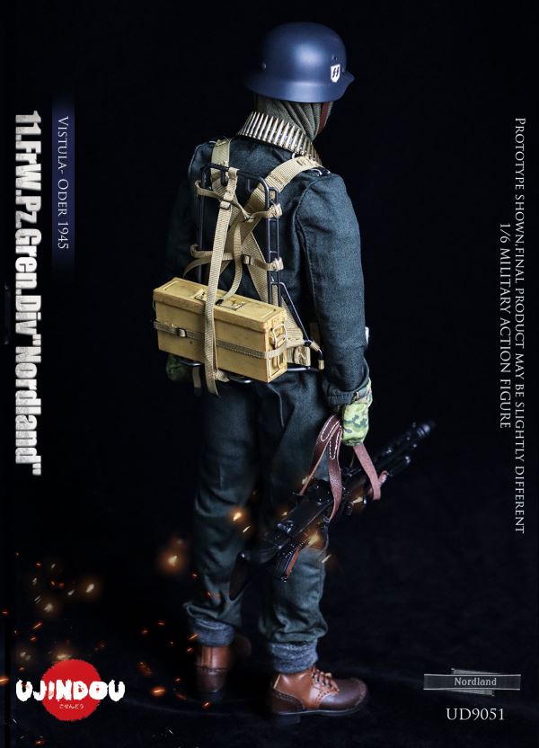 WWII German 11th Nordic Division Vistula River-Oder River 1945 1/6