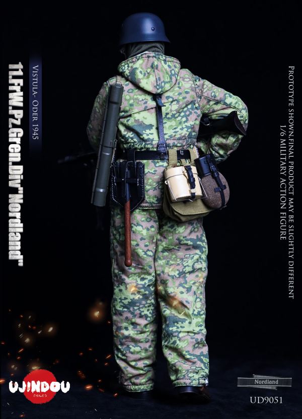 WWII German 11th Nordic Division Vistula River-Oder River 1945 1/6