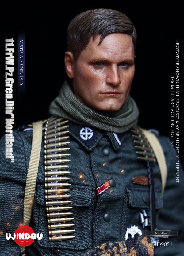 WWII German 11th Nordic Division Vistula River-Oder River 1945 1/6