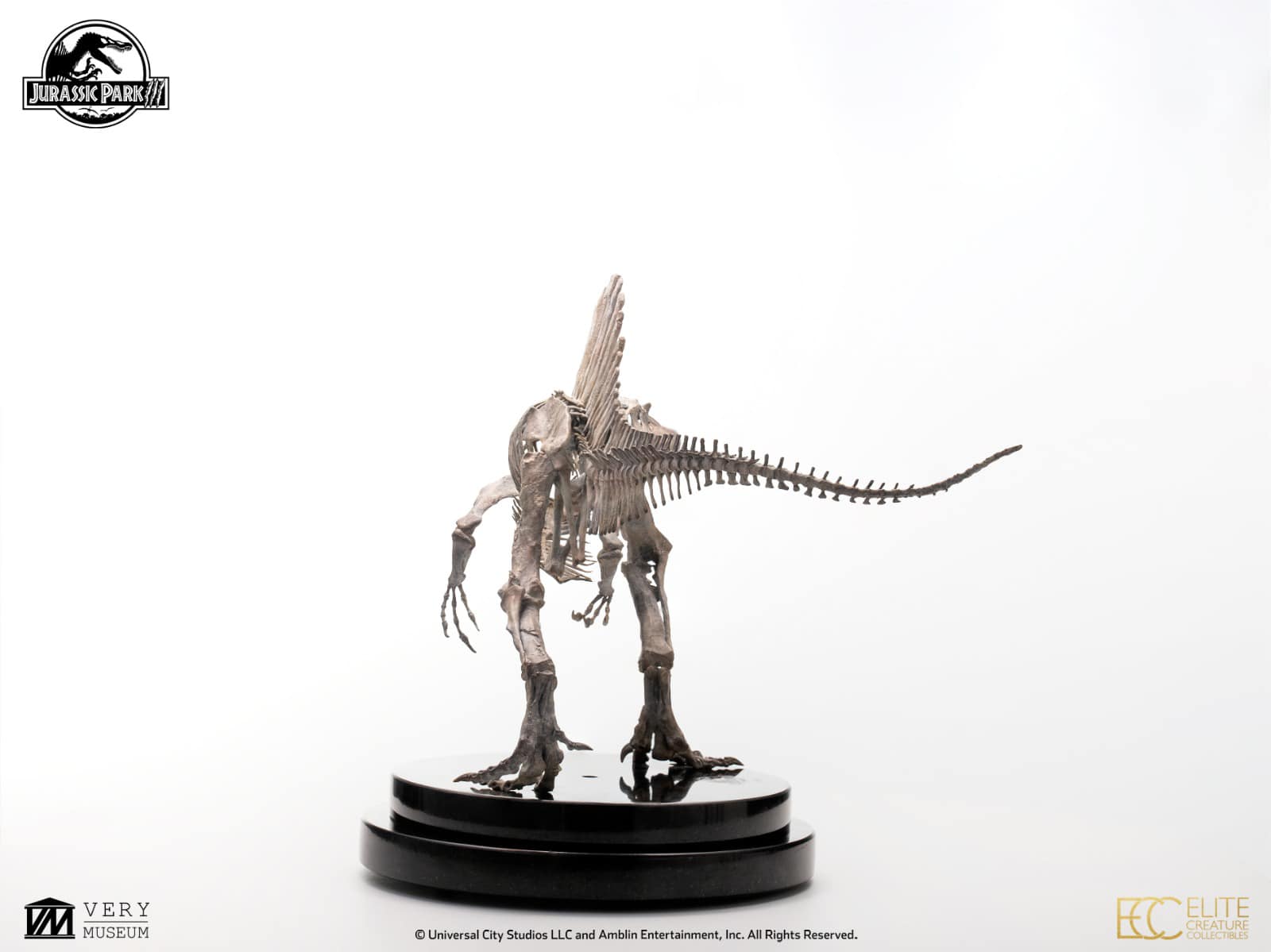 Bronze Spinosaurus Skeleton - Jurassic Park III 1/24