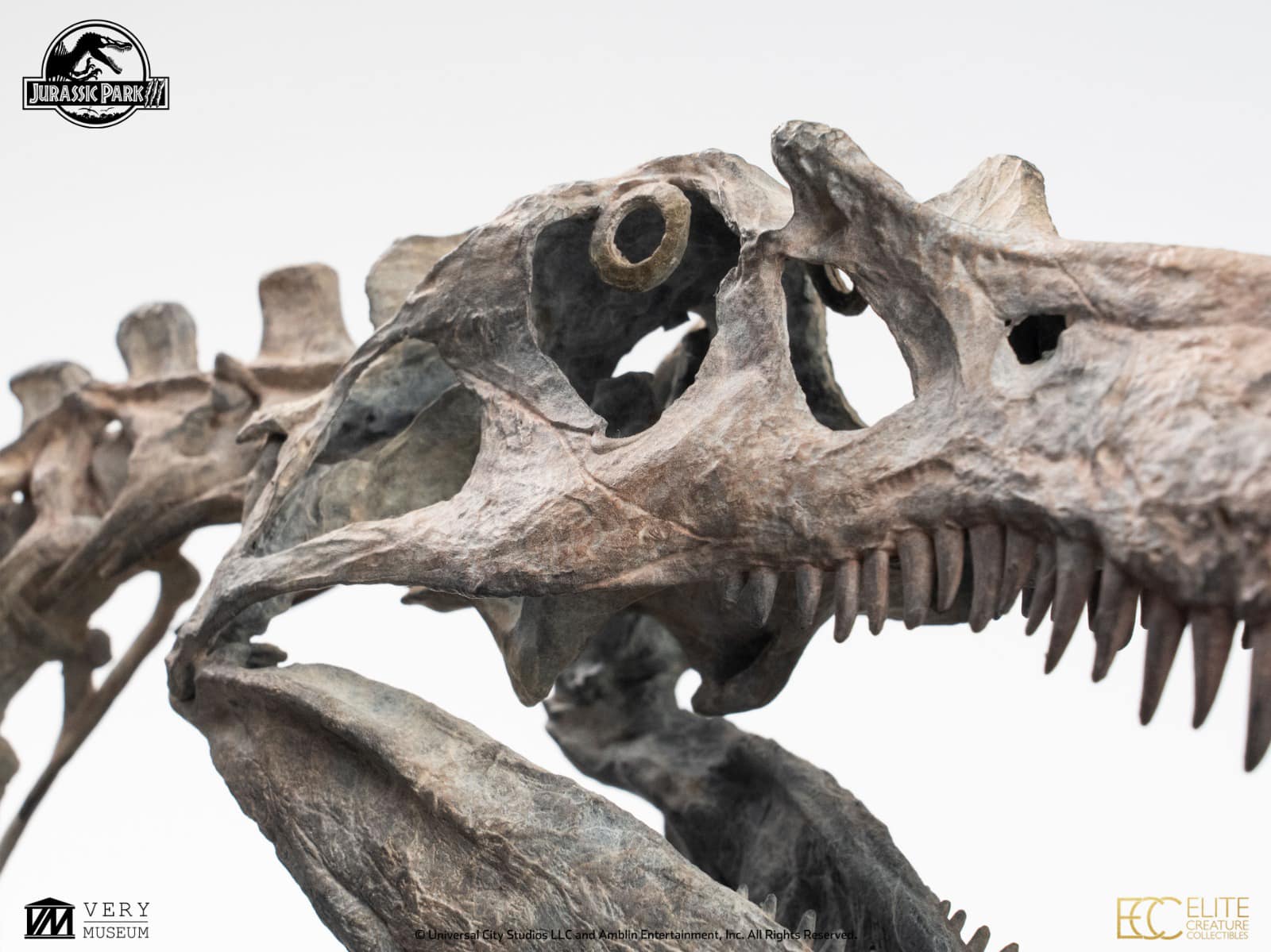 Bronze Spinosaurus Skeleton - Jurassic Park III 1/12