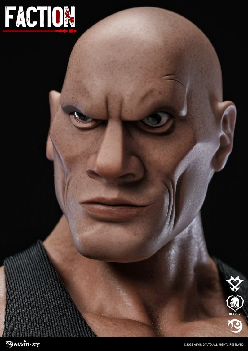 Gang Series - Hearts Head Sculpt 1/6