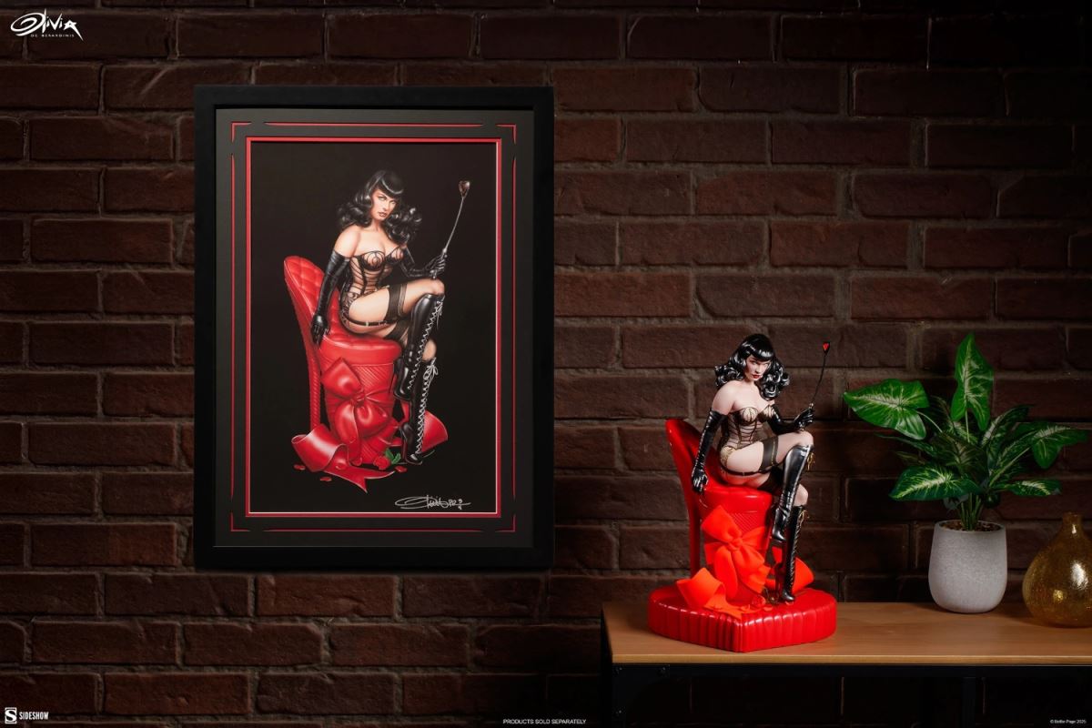 Artist Olivia Poster Bettie Page : Love Hurts