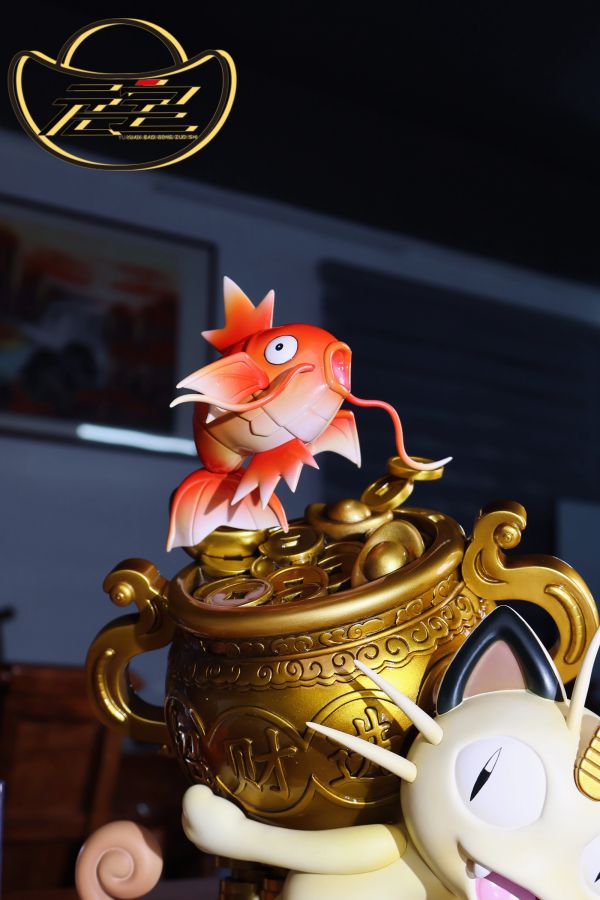 Fortune Cat and Koi Fish - Pokemon