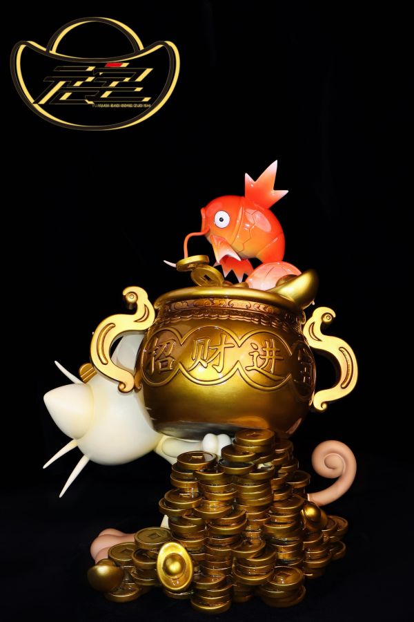 Fortune Cat and Koi Fish - Pokemon