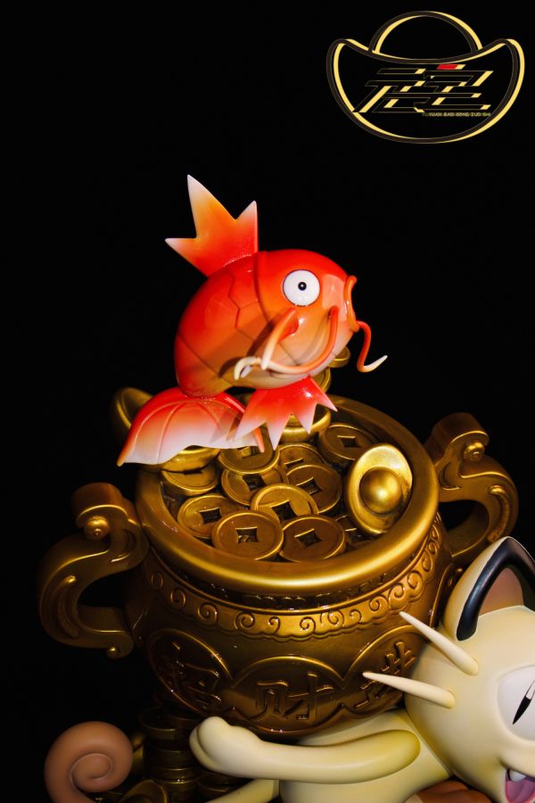Fortune Cat and Koi Fish - Pokemon