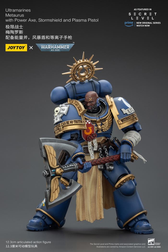 JOYTOY: Warhammer 40K Series - Ultramarines Titus/Metauros/Levantus/Towald Action Figure Toy