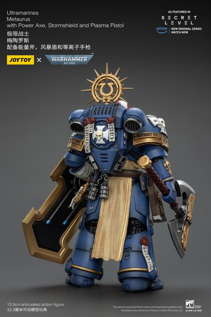 JOYTOY: Warhammer 40K Series - Ultramarines Titus/Metauros/Levantus/Towald Action Figure Toy