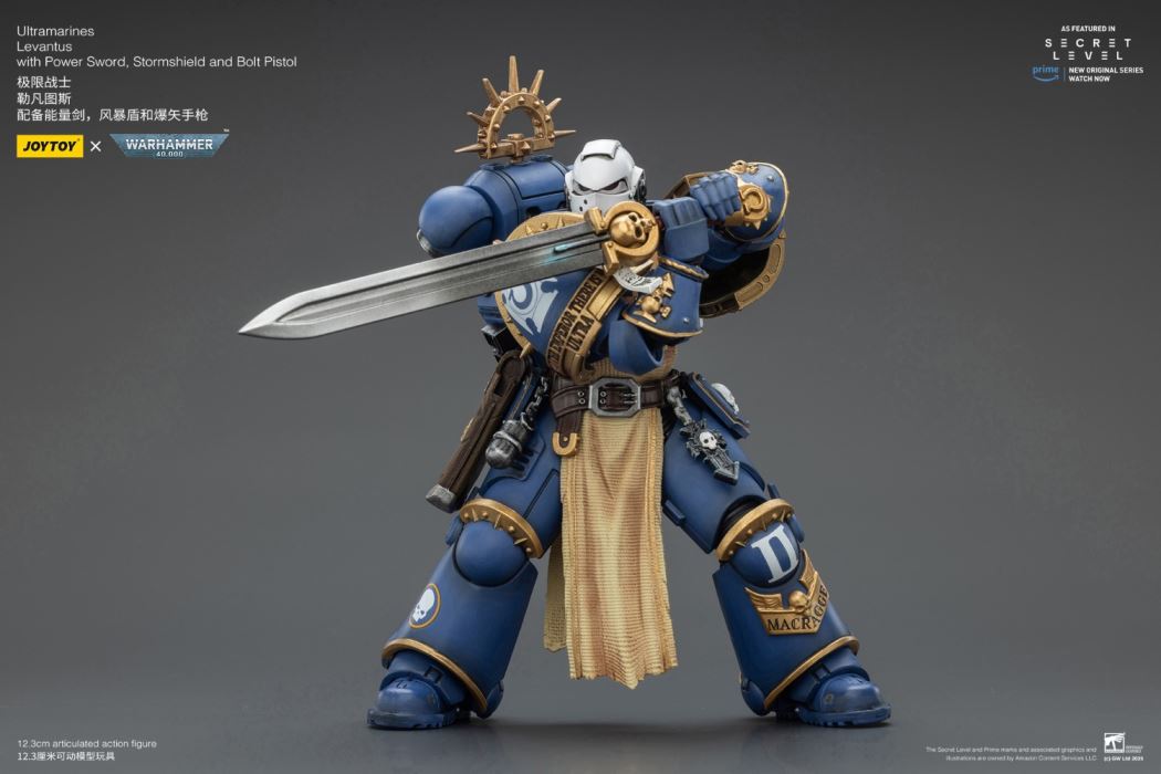 JOYTOY: Warhammer 40K Series - Ultramarines Titus/Metauros/Levantus/Towald Action Figure Toy