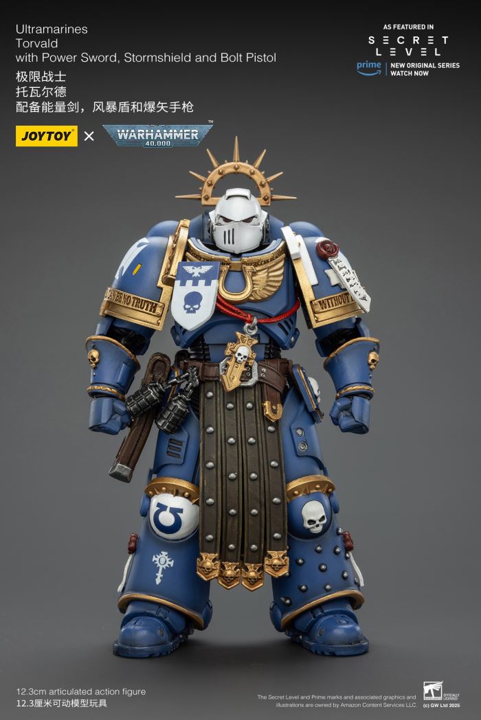 JOYTOY: Warhammer 40K Series - Ultramarines Titus/Metauros/Levantus/Towald Action Figure Toy