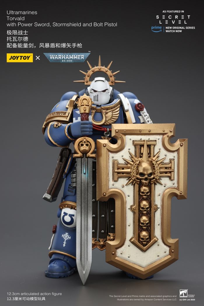 JOYTOY: Warhammer 40K Series - Ultramarines Titus/Metauros/Levantus/Towald Action Figure Toy
