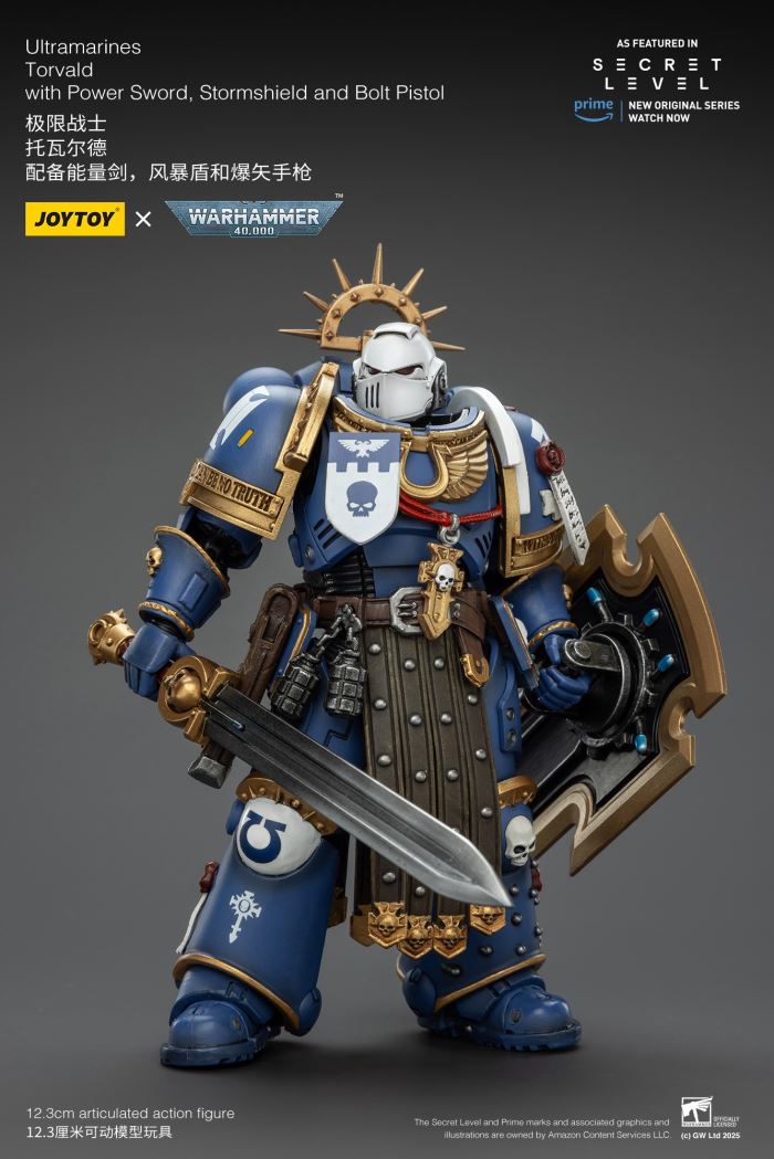 JOYTOY: Warhammer 40K Series - Ultramarines Titus/Metauros/Levantus/Towald Action Figure Toy