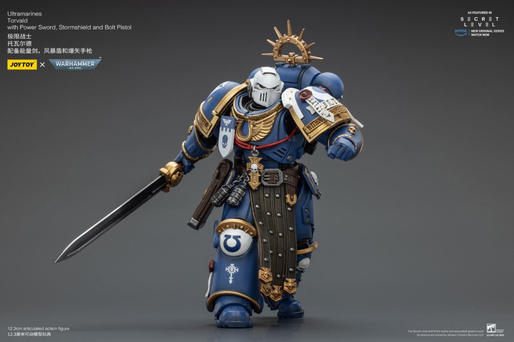 JOYTOY: Warhammer 40K Series - Ultramarines Titus/Metauros/Levantus/Towald Action Figure Toy