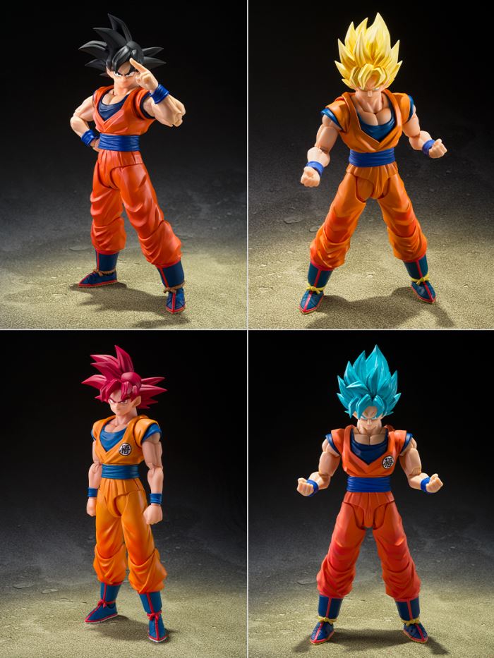 SHFiguarts Super Saiyan God Son Goku (clad in the energy of God)