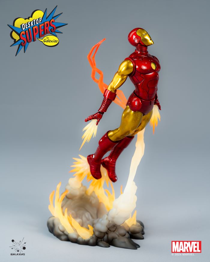 Marvel Desktop Supers Iron Man (Classic Edition & Stealth Edition) 1/8