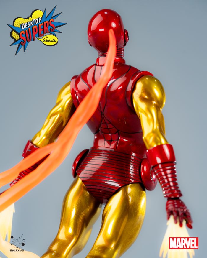Marvel Desktop Supers Iron Man (Classic Edition & Stealth Edition) 1/8