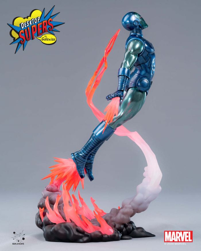 Marvel Desktop Supers Iron Man (Classic Edition & Stealth Edition) 1/8