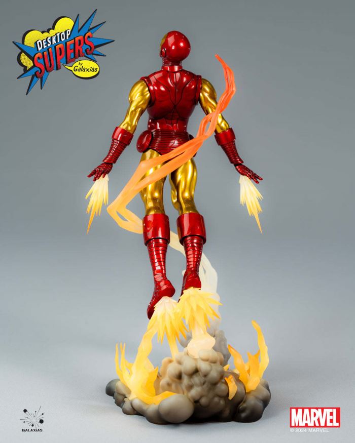 Marvel Desktop Supers Iron Man (Classic Edition & Stealth Edition) 1/8