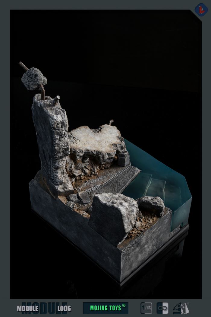 BVS Kryptonite Ruins Platform 1/6