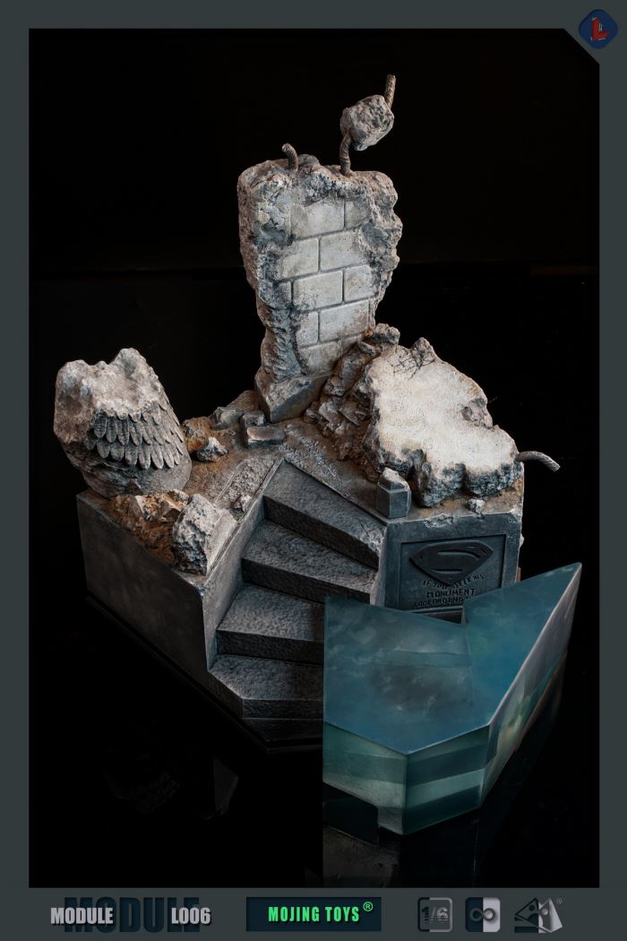 BVS Kryptonite Ruins Platform 1/6