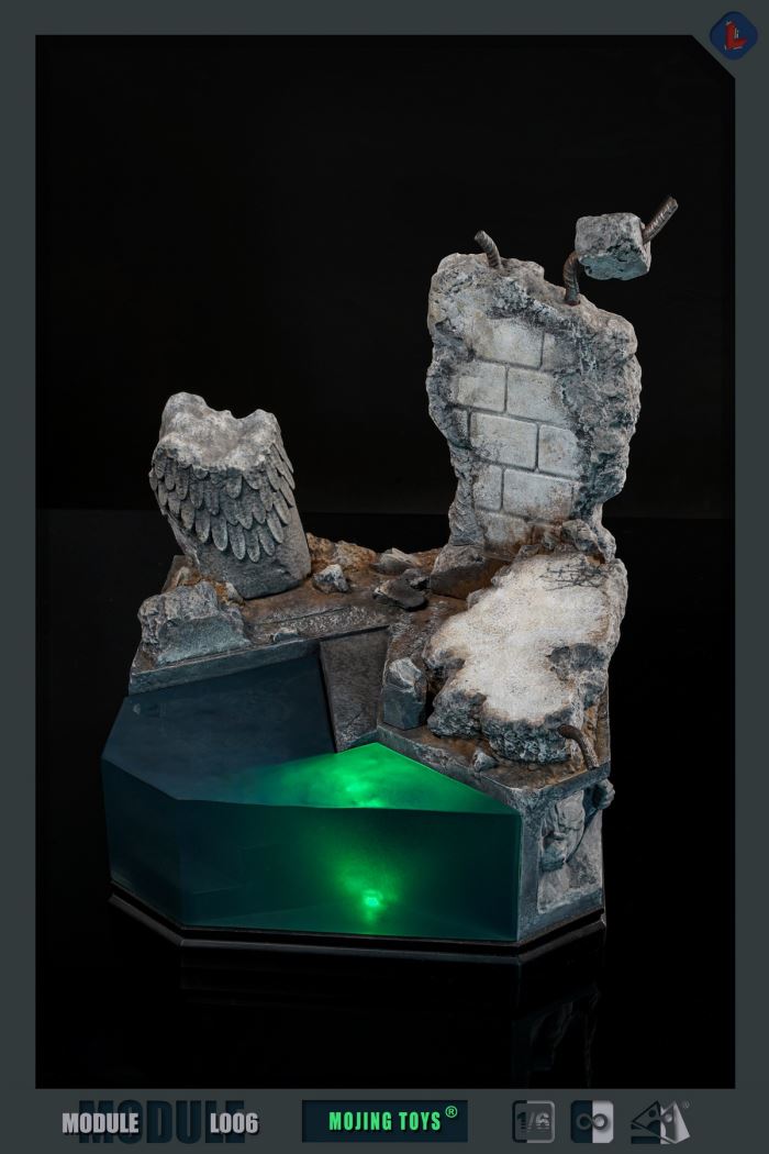 BVS Kryptonite Ruins Platform 1/6