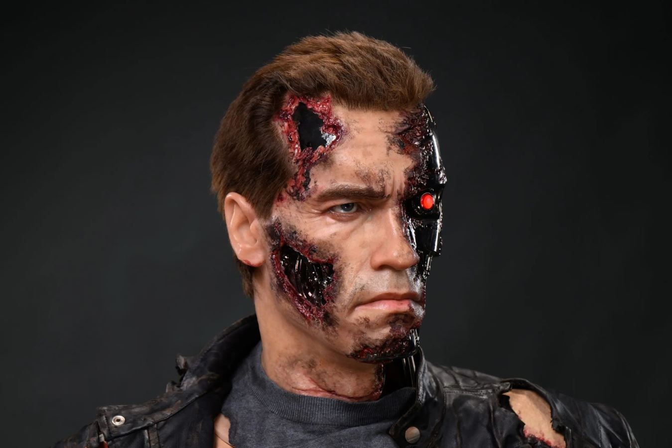 T-850 - Terminator 1/1 life size bust