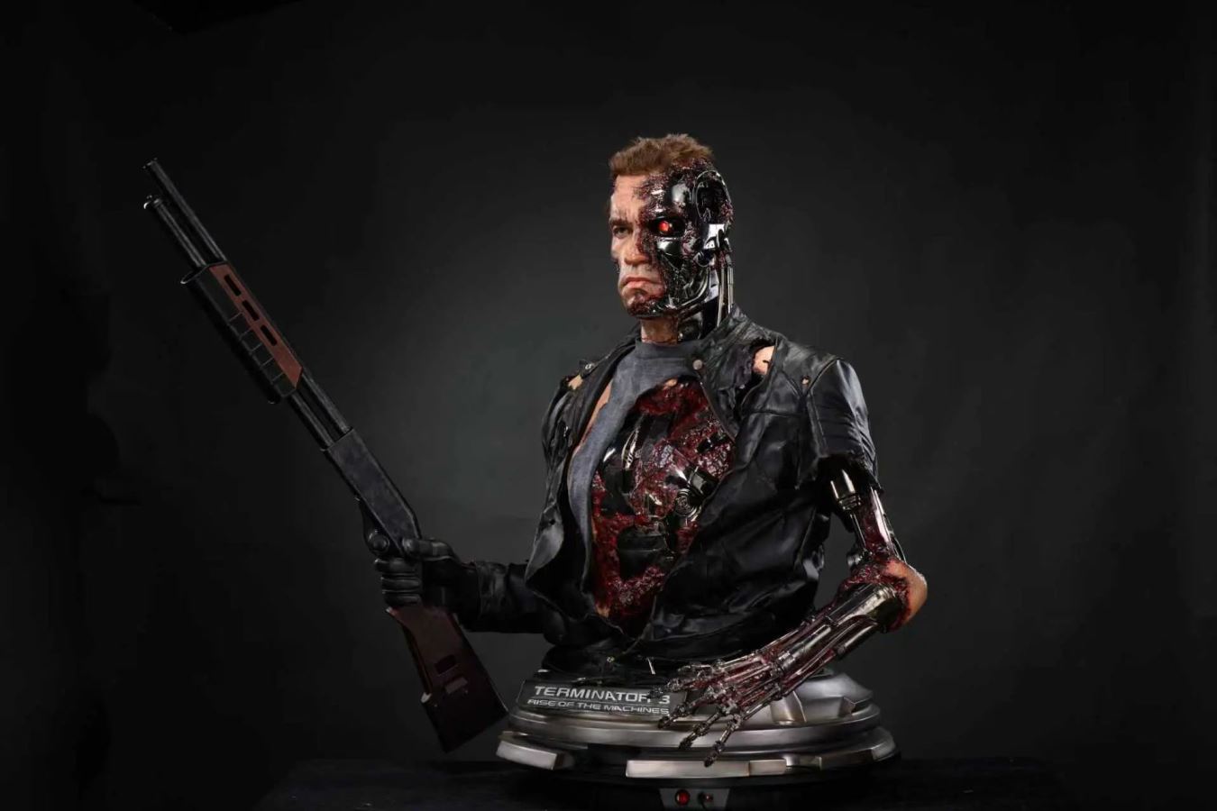 T-850 - Terminator 1/1 life size bust