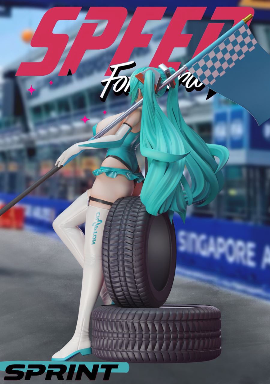 Racing Girl Hatsune Miku