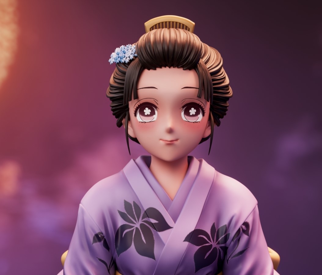 Akaza & Koyuki - Demon Slayer