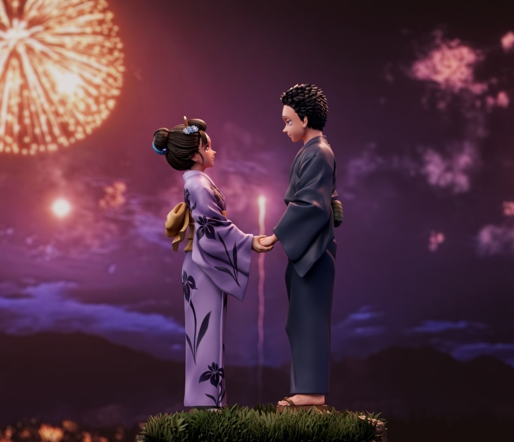 Akaza & Koyuki - Demon Slayer