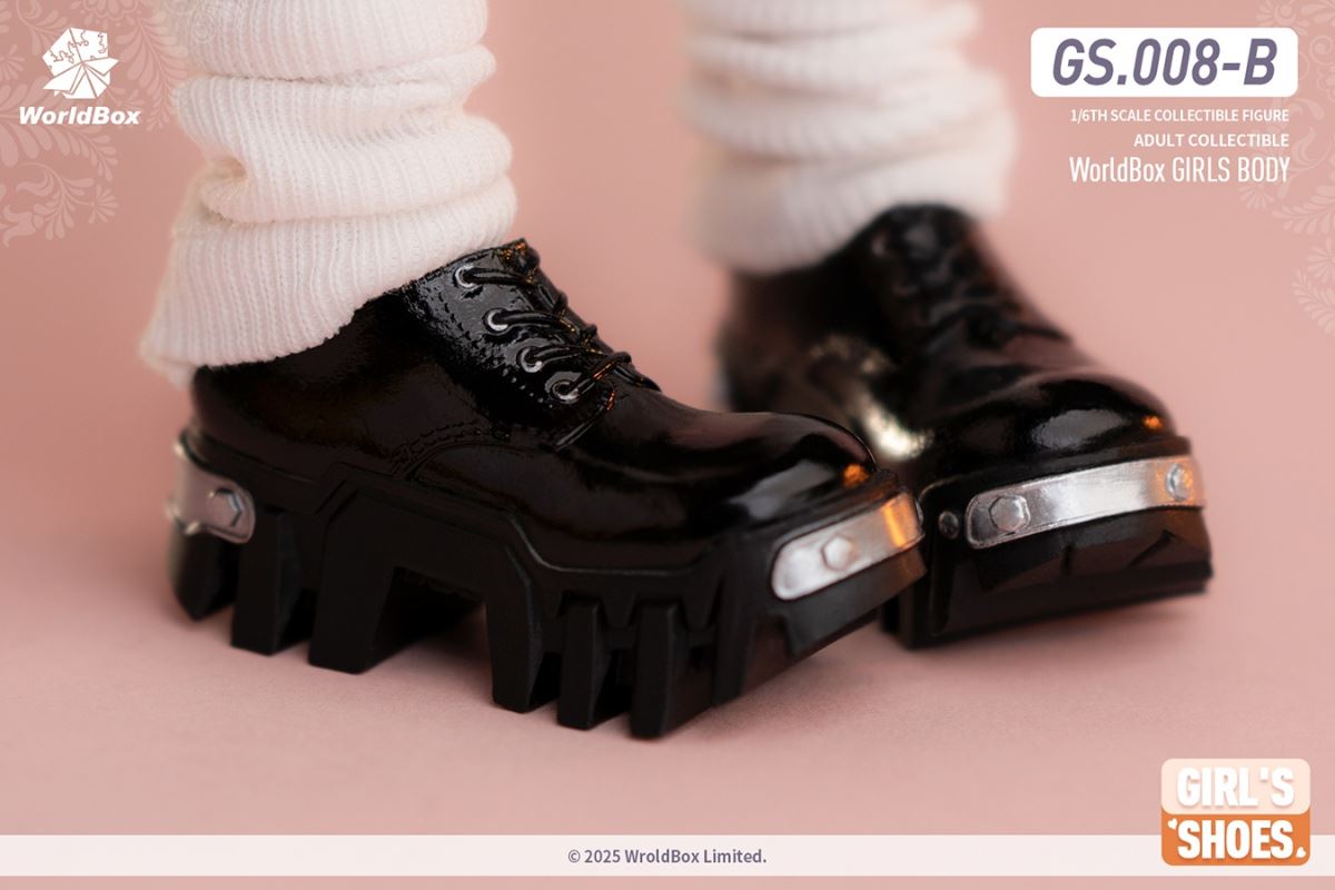 Black Sweet Party Outfit Set & Reversible Bulldozer Boots (#GS008) 1/6