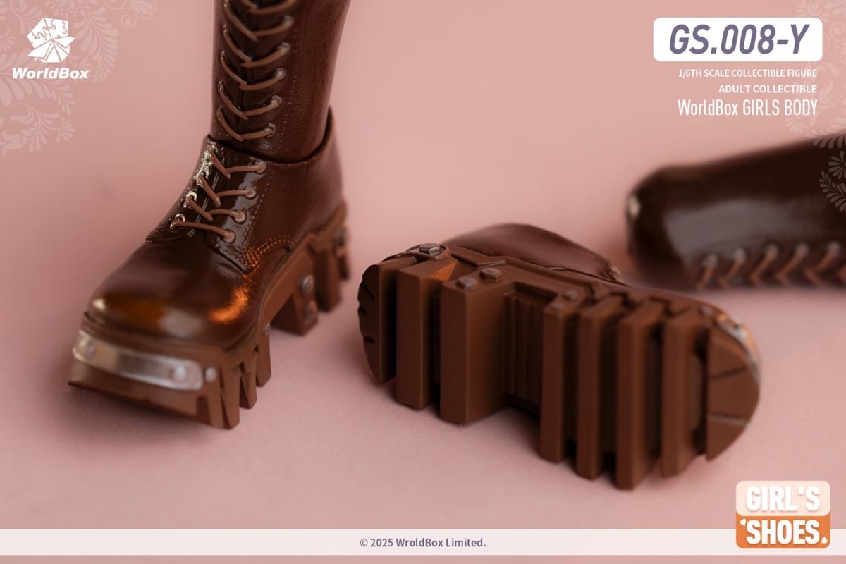 Black Sweet Party Outfit Set & Reversible Bulldozer Boots (#GS008) 1/6