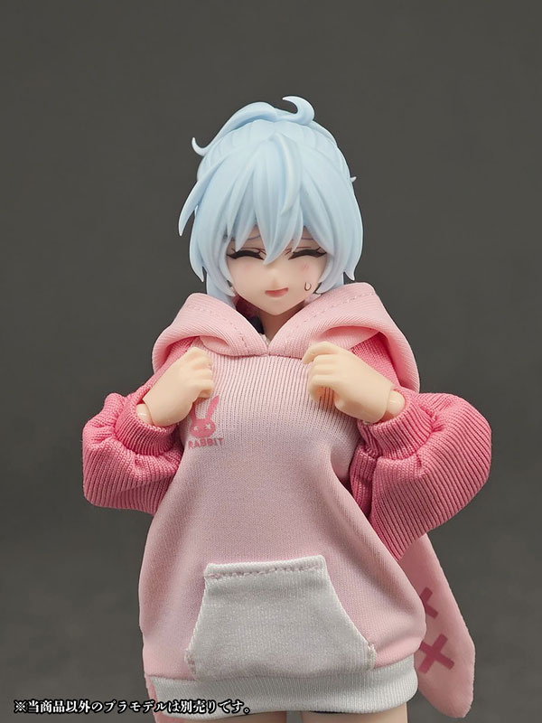 Party Animal Girl Loungewear Rabbit Hoodie (DOLL ACCESSORY)