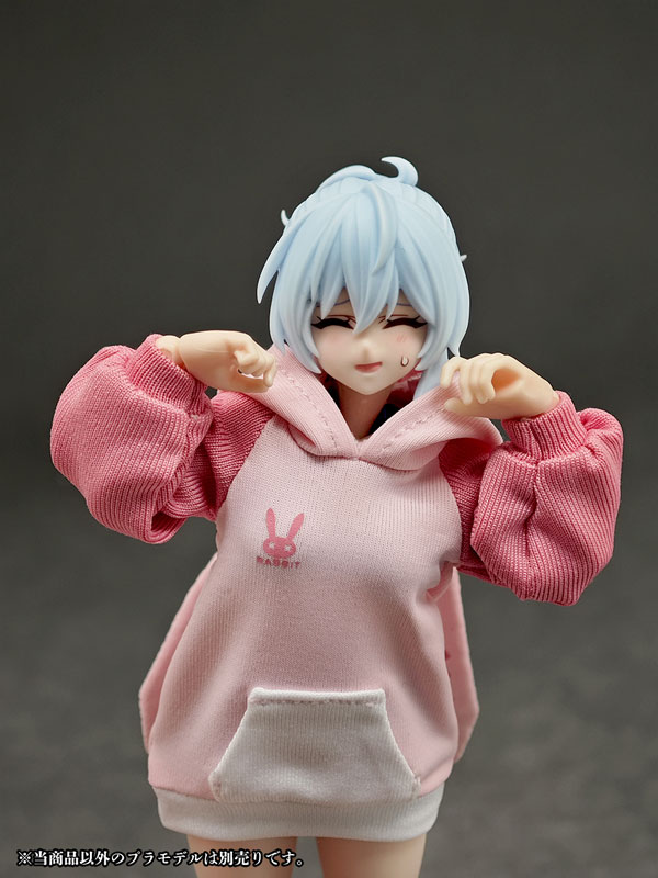 Party Animal Girl Loungewear Rabbit Hoodie (DOLL ACCESSORY)