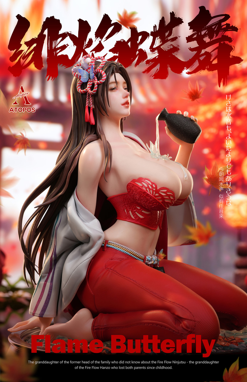 Crimson Flame Butterfly Girl