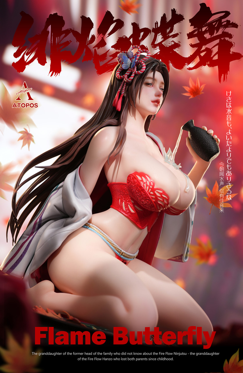 Crimson Flame Butterfly Girl