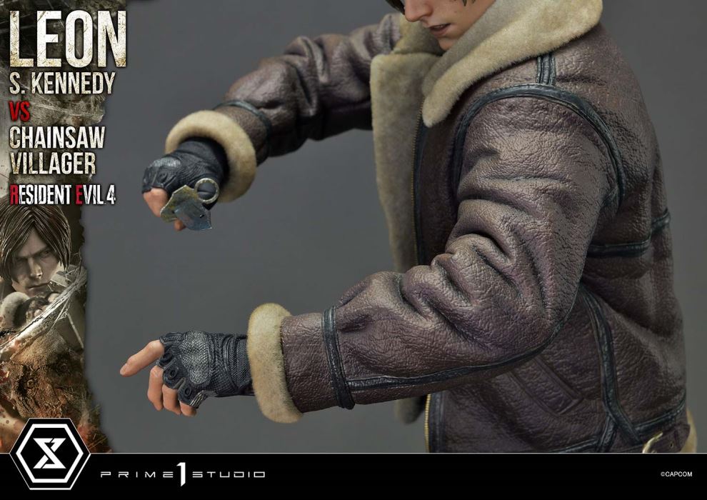 Resident Evil 4 Leon S. Kennedy versus Chainsaw Villager