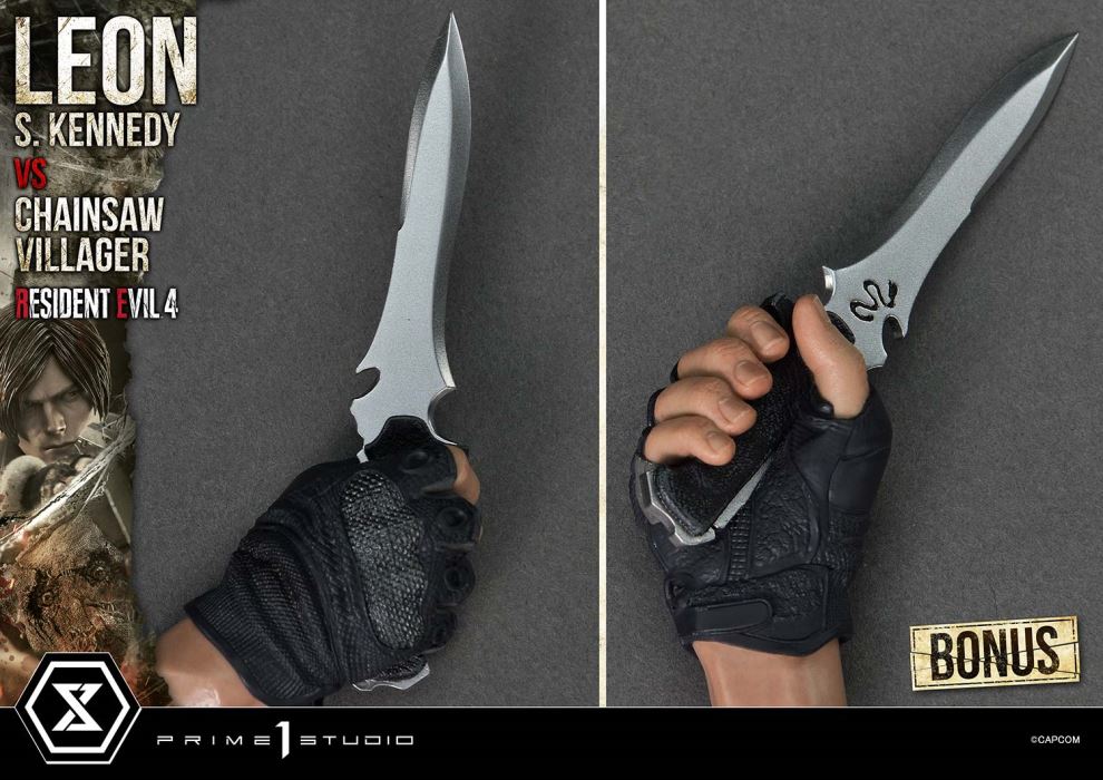 Resident Evil 4 Leon S. Kennedy versus Chainsaw Villager