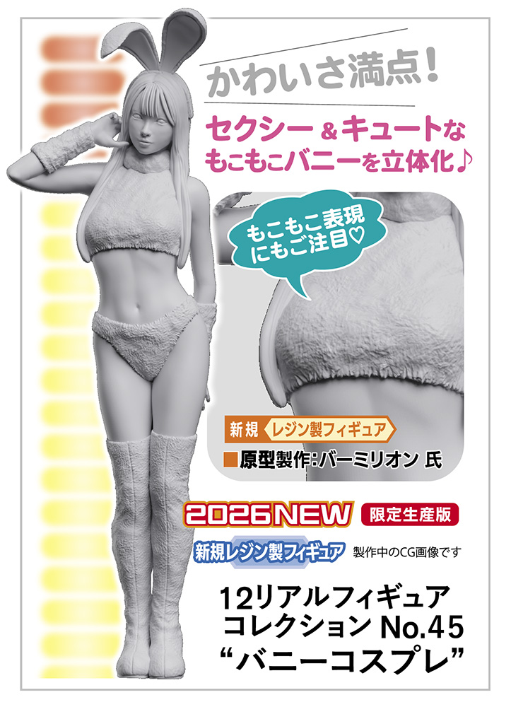 12 Real Figure Collection No.45 Bunny Cosplay